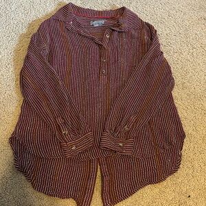Anthropologie Isadora Button-Back Tunic size Large